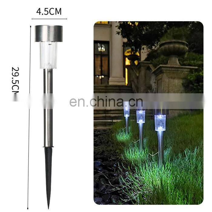 Whosale Stainless Steel Solar Stick Light