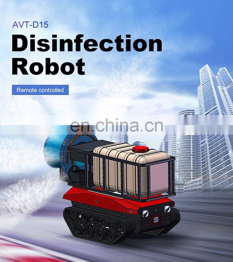 Automatic Remote Control UWB Navigation Robots Disinfection Spraying Machine