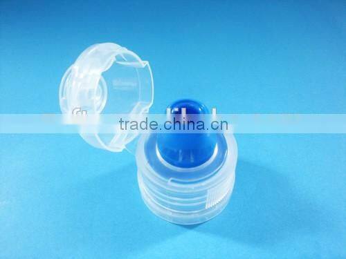 Plastic 28/1810 screw cap for miner water bottle/ hot sale plastic double temper-evident closure lid