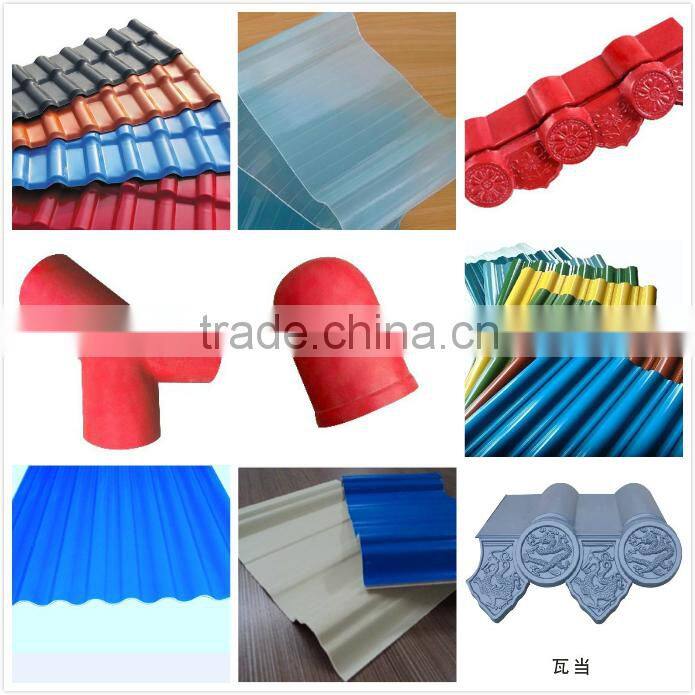 PVC plastic roofing tiles/synthetic tile roofing/plastic spanish roofing tile machine