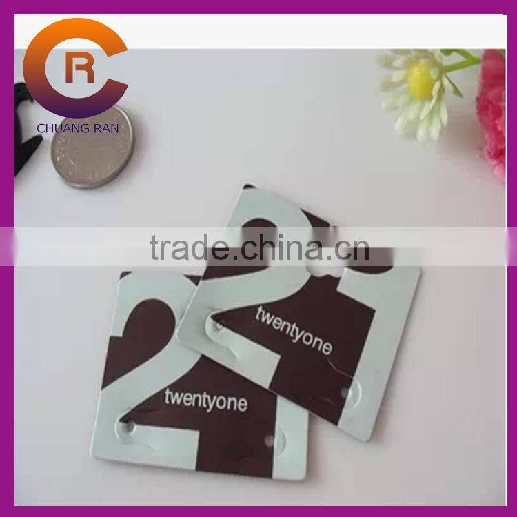 Jewelry hanging card custom printed necklace earring card