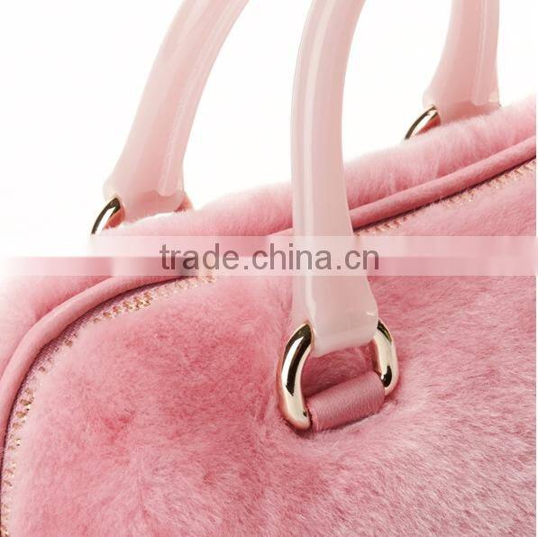 sweet pink handbag brand name fashion handbag