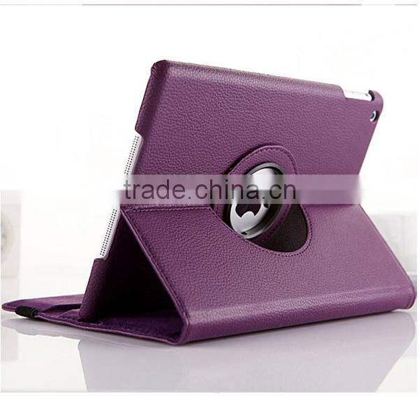 Lichee Pattern 360 Rotate Leather Case For Ipad Covers
