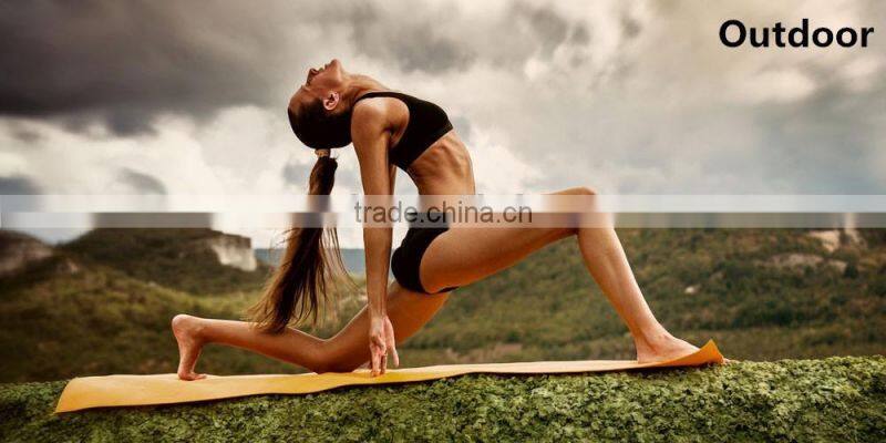 anti-slip moisture NBR fitness yoga mat with carry strap for gymnastic fitness