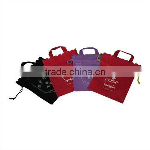 gift handle vinyl drawstring bags(JA-7005)