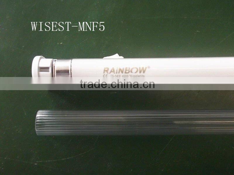 high quality t5 single tube fluorescent lighting fixture luminaire with cover 8w,13w,28w,35w