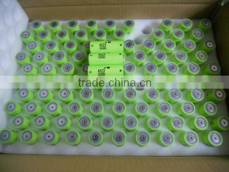 100% original a123 lifepo4 battery pack / 26650 battery for e-bike motor battery