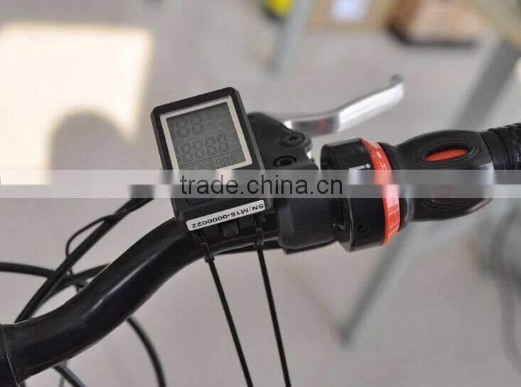 Multifunction Large-screen digital LCD Backlight Wired Waterproof Bicycle Computer Odometer Bike Speedometer Bicycle Stopwatch