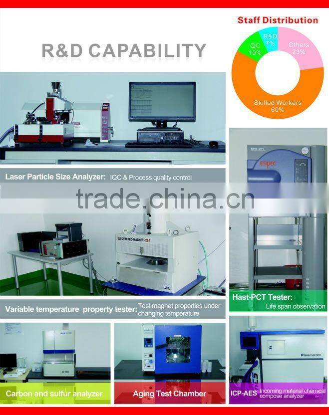 customized sintered U-shaped Alnico magnet moto