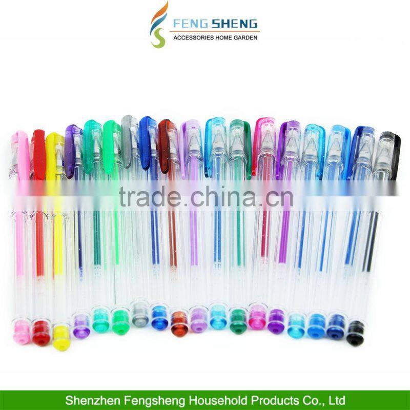 36 Colors Gel Pens School Craft Supplies Assorted Colours Stationery Art