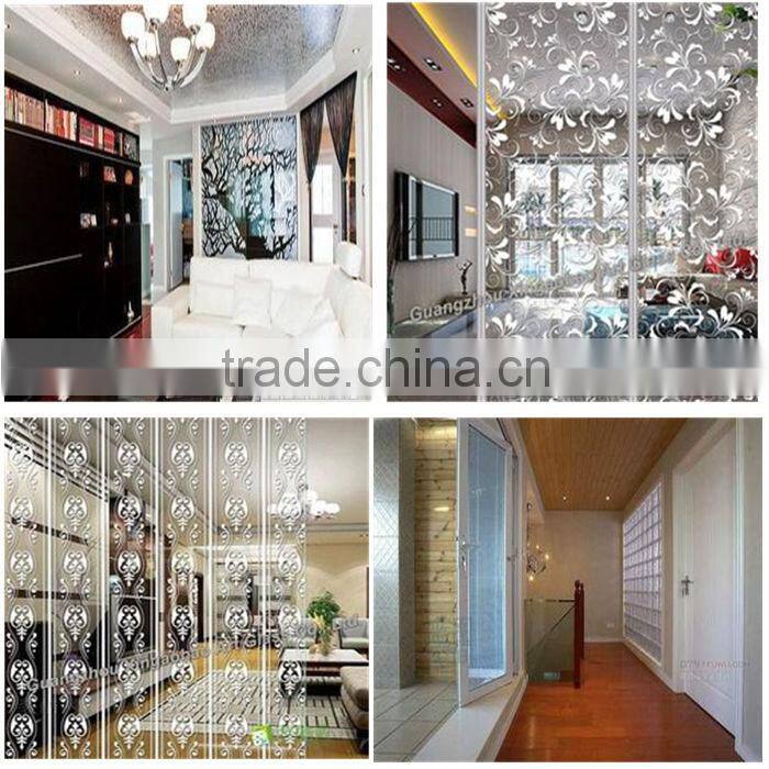 Hot sale 5mm figured patterned glass for interal decoration