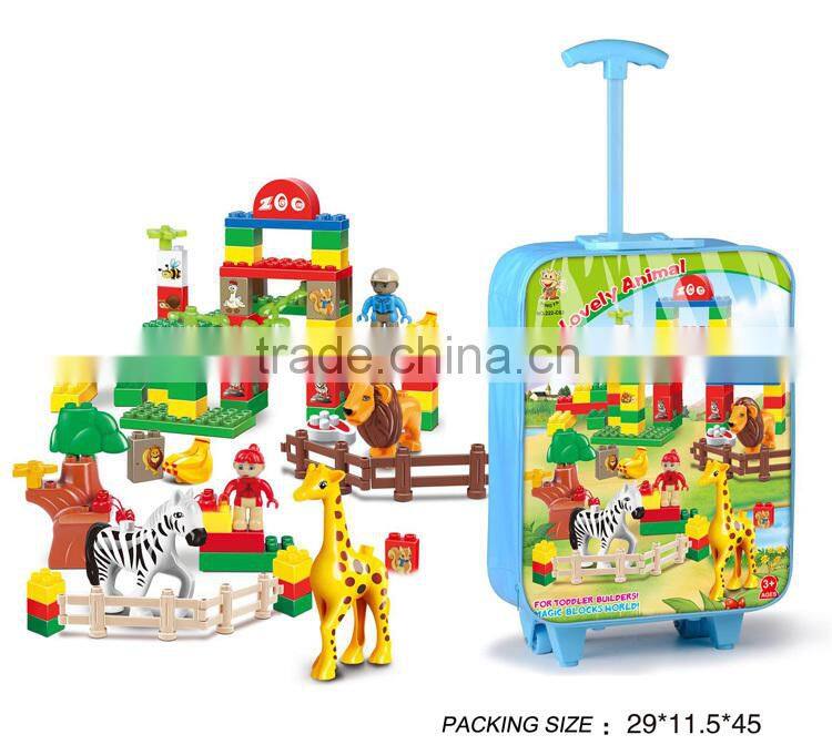 Hot sale DIY educational plastic building block toy for kids