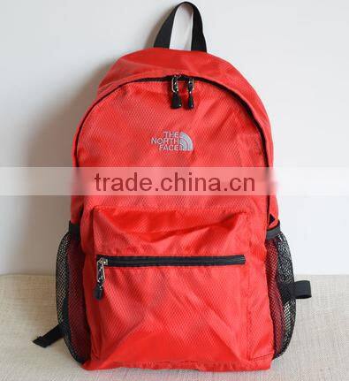 2016 fashionable Polyester adult backpack/customized backpack bag,sports backpack