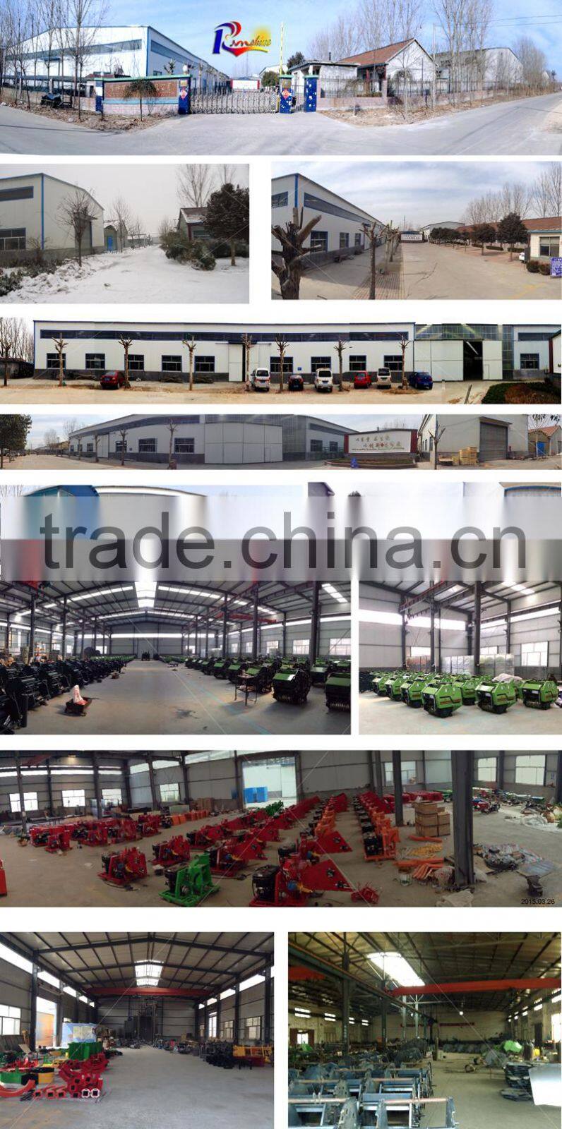 CE certificate diesel wood chipper DWC-22