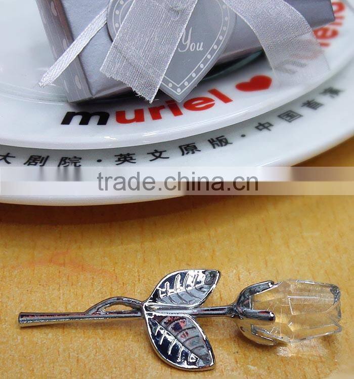 Crystal Indian wedding decorations Choice Rose decoration Bridal Shower Party Return Gifts for Guest