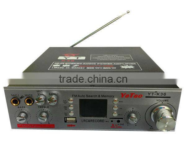 small subwoofer amplifier YT-K36 with USB/TF/Karaoke
