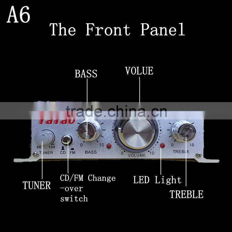singing sd card socket amplifier YT-A6 fm