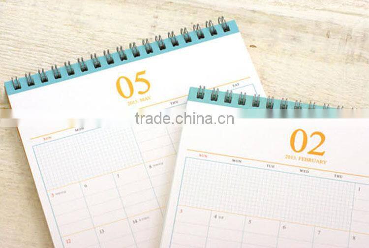 custom 2016 calendar with customer's logo desk calendar for promotion