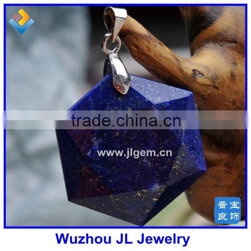 2016 Hot Sale Natural White Crystal David Star White Six Amn Star Pendant