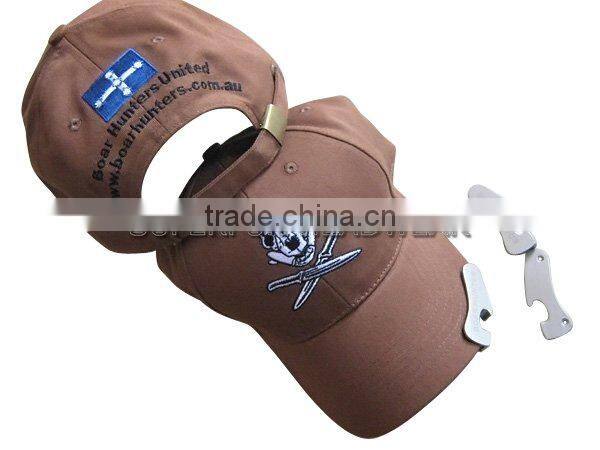2014 wholesale customized logo beer bottle opener hat