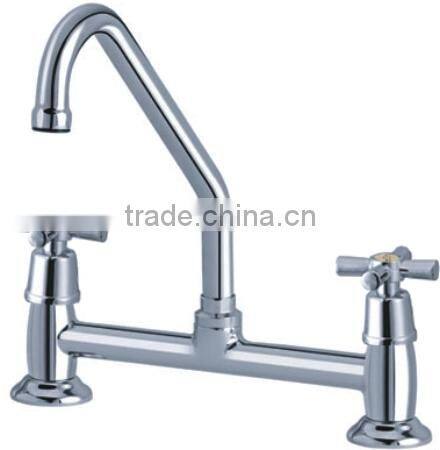 Durable kitchen faucet with long neck