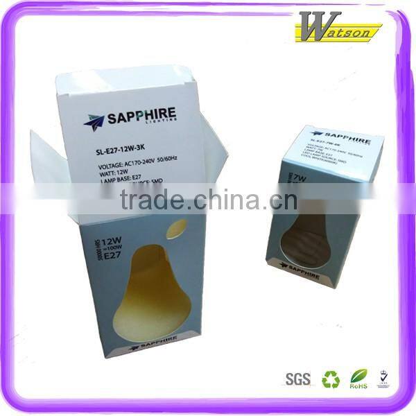 LED Light Packaging Embossing Printing Paper Box With EPE Foam