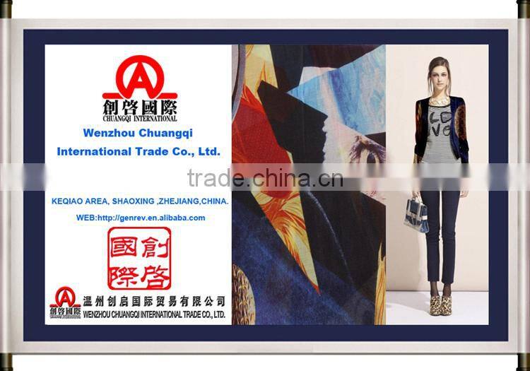 New Design Digital Pinting Cotton Fabric Textile For Womens Shirt Clothing