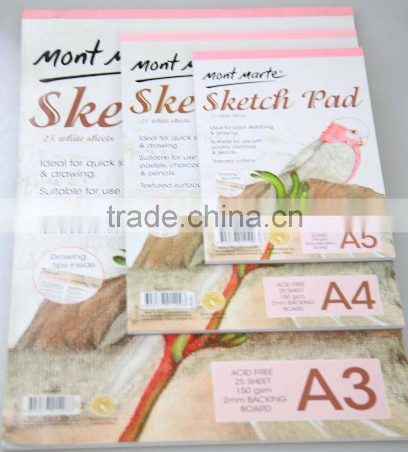Mont Marte Sketch Pad 150gsm 25 sheet A4