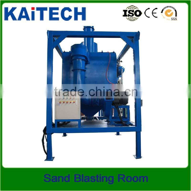 Environmentally Industry cleaning large parts: blasting room