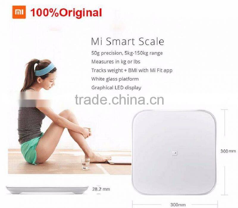 Original Xiaomi Mi Smart Weighing Scale Mi Scale with Smart Body Analyzer Support Android 4.4 iOS 7 with Bluetooth 4.0
