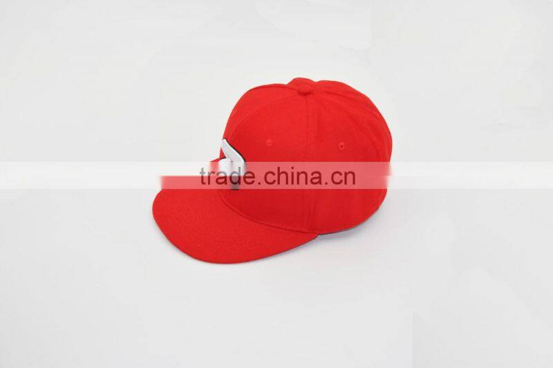 Cool Fashion 3D Embroidered Unisex Adjustable Premium Cotton Twill Fitted Hip-Hop Flat Brim Snapback Cap