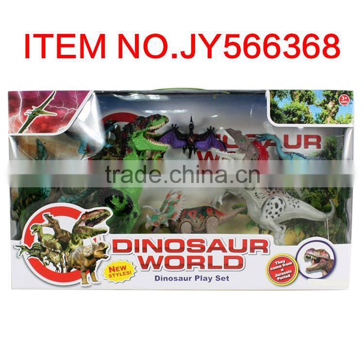 OEM manufacturer plastic dinosaur toys set for kids play