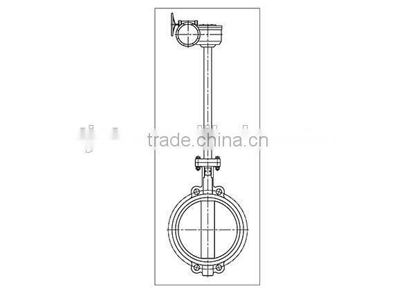 BFV-MD-029 industry underground long-lever butterfly valve price
