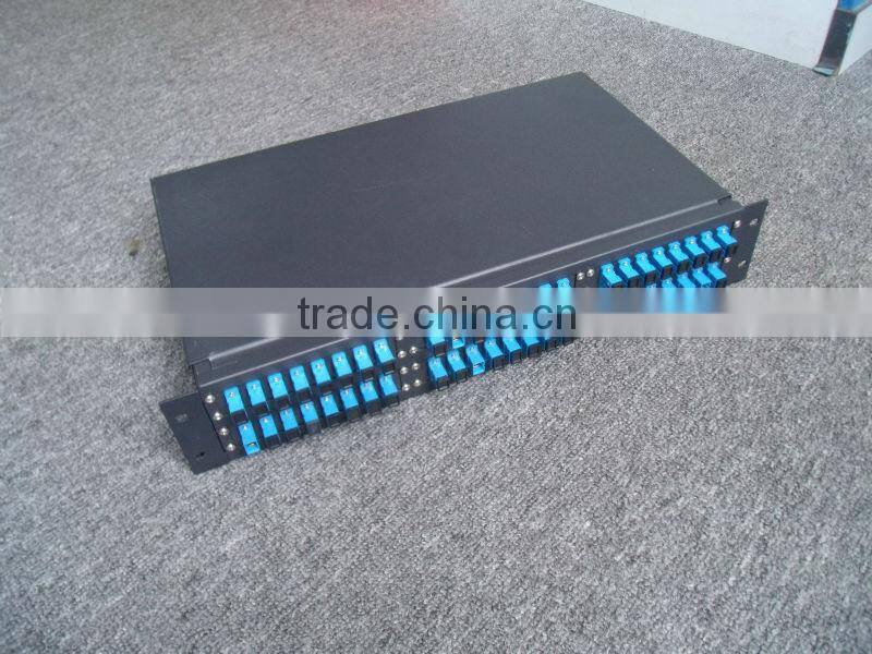 12 FC Cores Fixed rack mounting 1U Fiber Optical Distribution Frame(ODF)