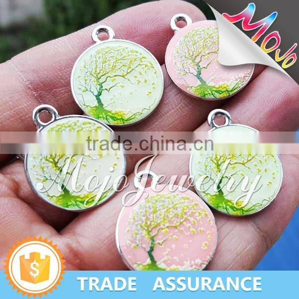 Printed Multi Colored Glow in the Dark Cheap Charms for Bracelets