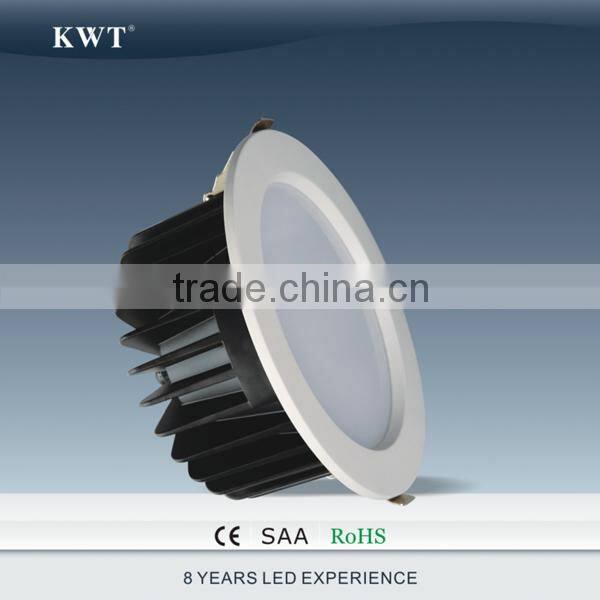 CE RoHS SAA TUV GS Certification High Lumen Dimmable Recessed Commercial COB LED Downlight