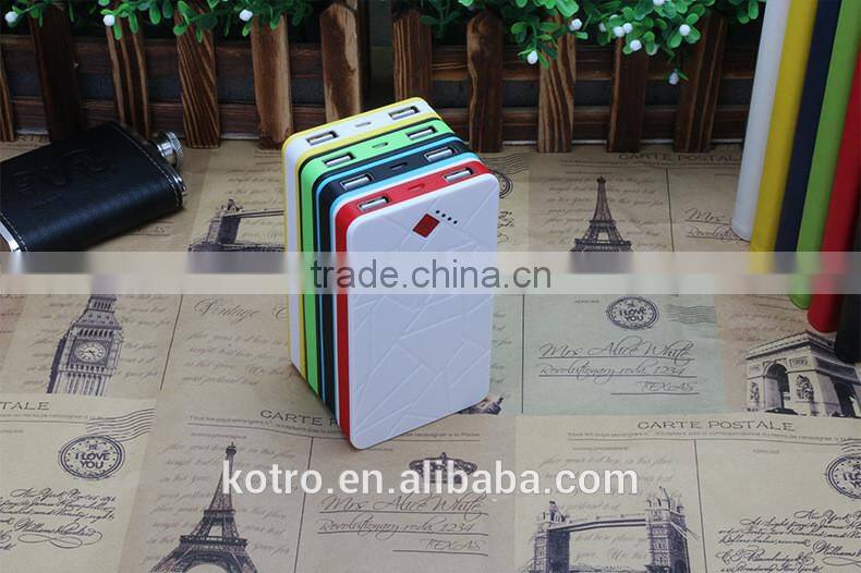 4000mAh 8000mAh Li-polymer Cube battery charger pack Portable Power bank for iphone