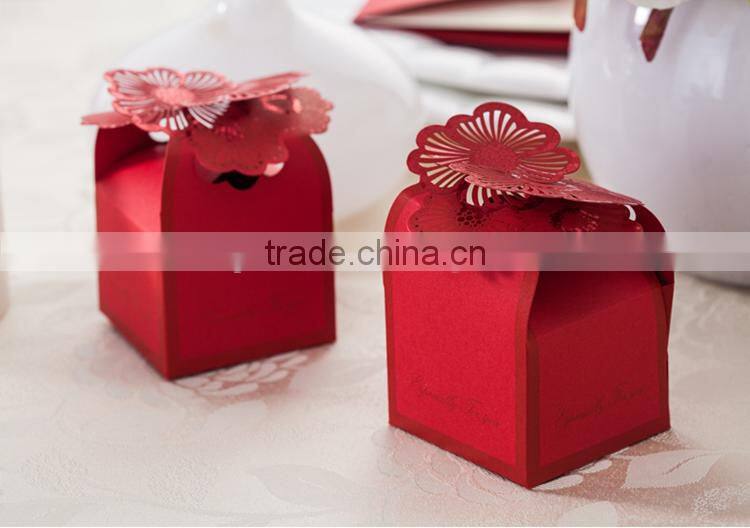 Wholesale Cheap Red Wedding Gift Boxes For Candy/Chocolate
