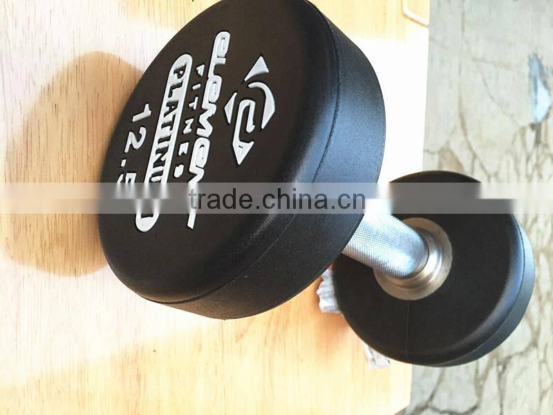 PU(cpu) round head/ hex head dumbbell/quality dumbbell