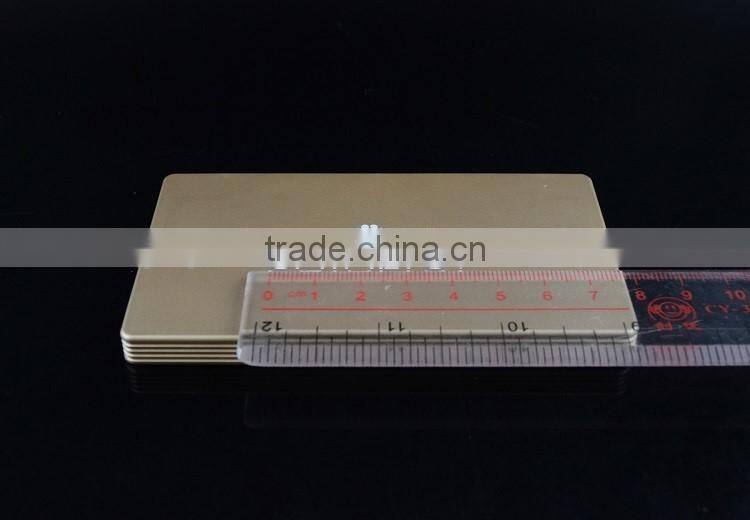 Cheap Slim Built-in Cable Credit Card Golden Power Bank 4000mAh