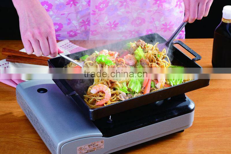 The iron plate with a thickness of 3.2mm that burning sweet japan pancake