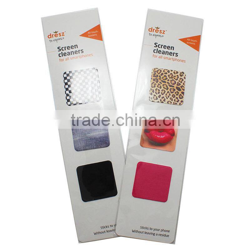 Changzhou manufacturer adhesive microfiber screen cleaner wholesales