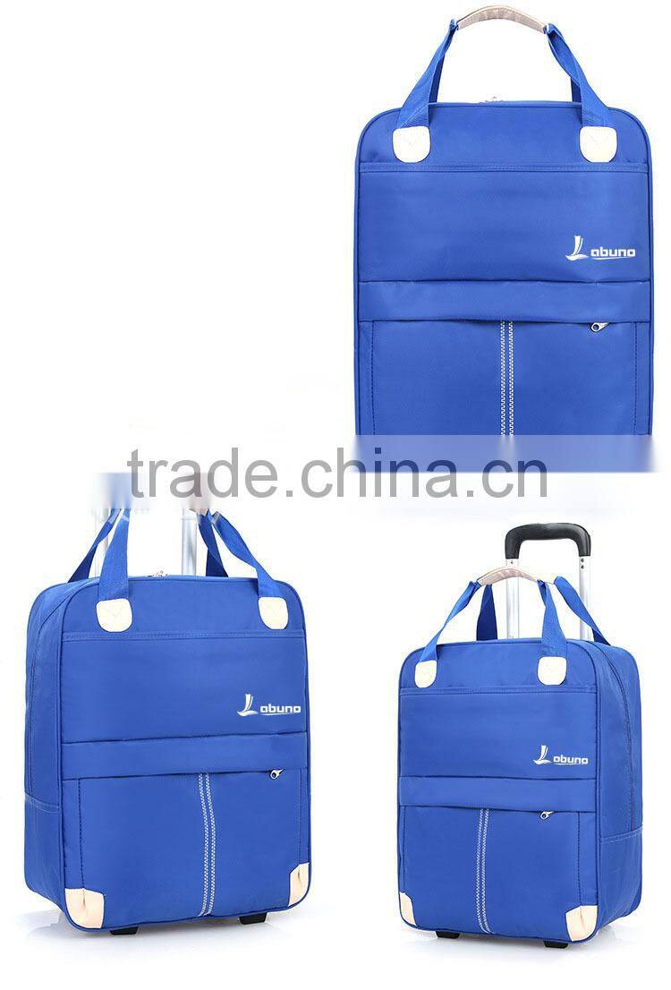 Hot sale 600D Travel trolley bag trolley luggage bag with competitive price