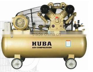 150L high pressure 7.5kw/10hp portable diesel engine piston belt driven air compresso