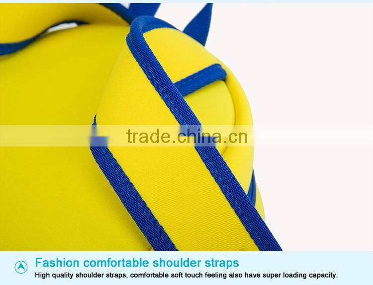 NOHOO Butterfly Waterproof Kids Bags Neoprene fashionable school bags Cartoon Animals School Bags