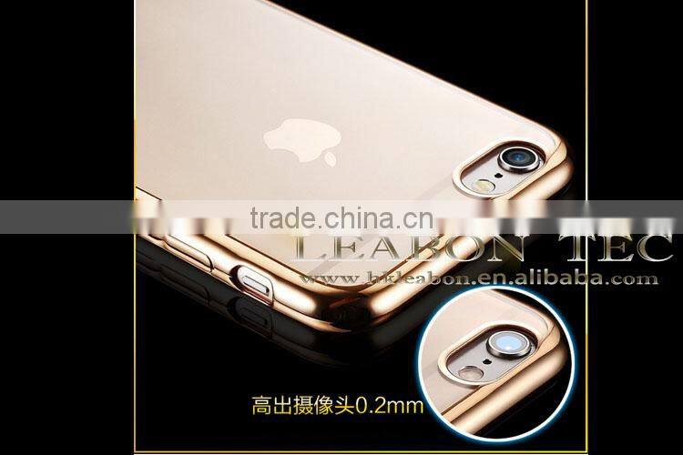 2016 new TPU plating case for iphone 6 ,for iphone 6 case tpu electroplated
