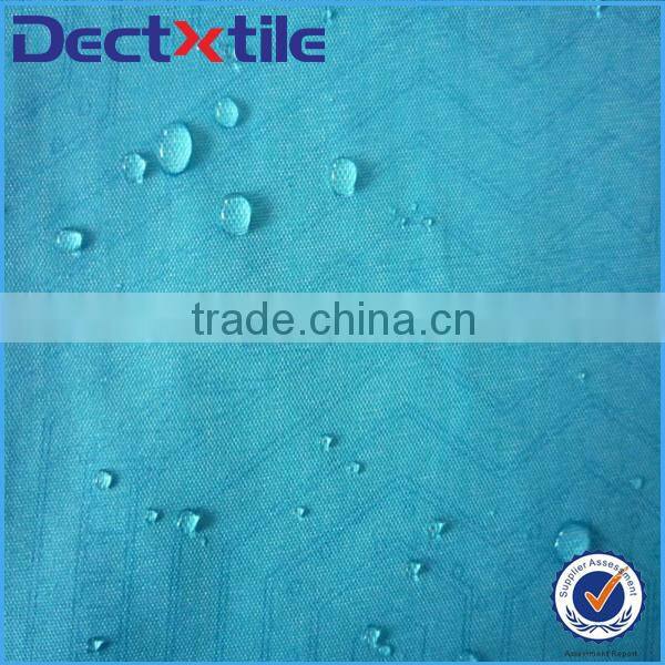 Rain coat material waterproof pongee tent fabric for umbrella
