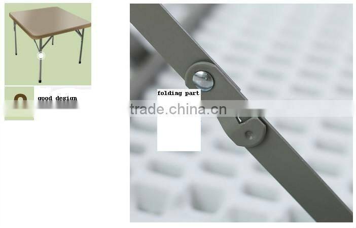 square folding dining table, square folding table, plastic dining table