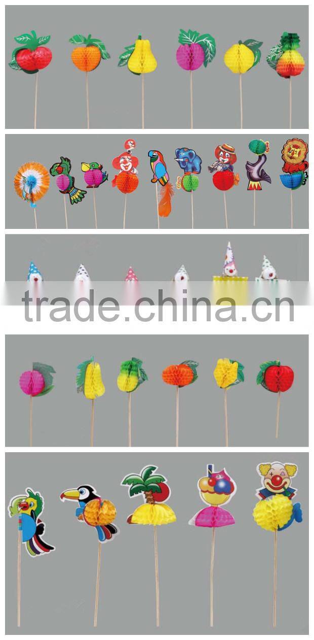 party decorative disposable tropical bird pick