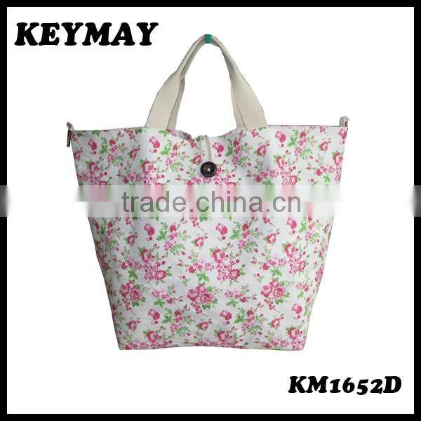 2016 new products lady fashion handbag woman designer bag canvas bag grocery